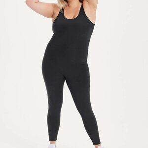 NWT Girlfriend Collective Black Scoop Unitard Size Medium